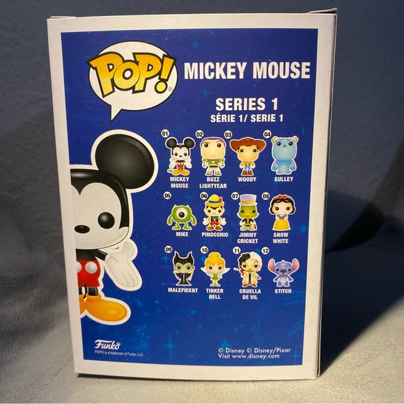 Funko Pop Disney Mickey Mouse 01 & Minnie Mouse 23 - Picture 8 of 9